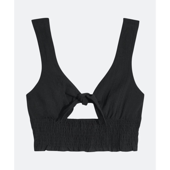 Onia Beach Gauze Tank in Black - Picture 2 of 7